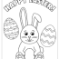 free printable easter coloring page