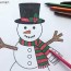 snowman free printable templates