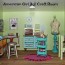 american girl dollhouse craft room