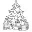 christmas tree coloring page free