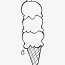 ice cream layer coloring ice cream