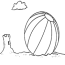 printable beach ball coloring pages