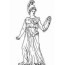 goddess athena coloring pages