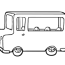 coloring page bus free printable