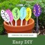 easy diy garden markers turning the