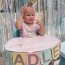 personalized babies 1st birthday crown