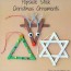 3 popsicle stick christmas ornaments