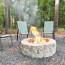 diy fire pit in your backyard