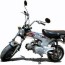 honda dax motorcycle 2d bmp graphics