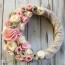 how to make a felt flower wreath