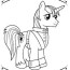 little pony princess luna coloring page