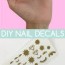 how to create vinyl nail decals
