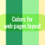 colors for web page layout