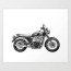 triumph motorcycle art print by