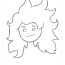 crazy hair coloring pages free human