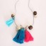 diy tassel necklace how to make a