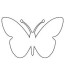 simple butterfly coloring pages for kids