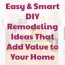 easy smart diy remodeling ideas that