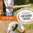 homemade leaf blower fall craft for