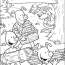 three little pigs coloring page cover