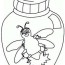 firefly in a jar coloring page color luna