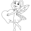 free printable fairy coloring pages for