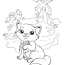 free cat coloring pages for download