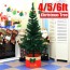6ft artificial pvc christmas tree