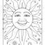 coloring page sun free printable