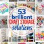 craft storage ideas