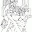 barbie shopping coloring pages barbie
