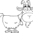 drawing goat 2554 animals