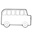 drawing bus 135362 transportation