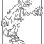 zombie coloring pages for kids and