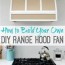 diy range hood fan for a broan insert