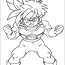 dragon ball z 17 coloring page for kids
