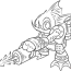 gill from skylanders coloring page