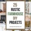25 amazing diy farmhouse decor projects