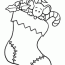 coloring pages christmas stocking