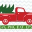 christmas svg red truck svg free
