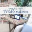 easy diy tv tray table makeover just