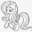 fluttershy colouring pages coloring