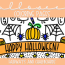 spooky halloween coloring pages graphic