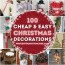 easy diy christmas decorations