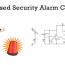 infrared ir based security alarm circuit