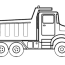 truck to print coloring page free
