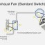exhaust fan wiring diagram single switch