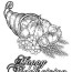 thanksgiving adult coloring pages