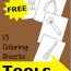 free tools coloring sheets