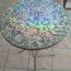how to make mosaic cd garden table